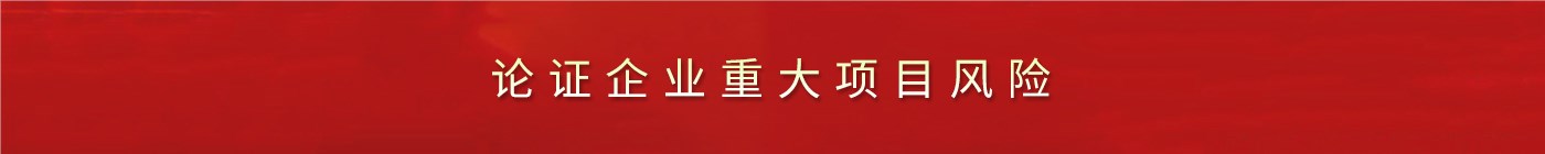 論證企業(yè)重大項目風(fēng)險